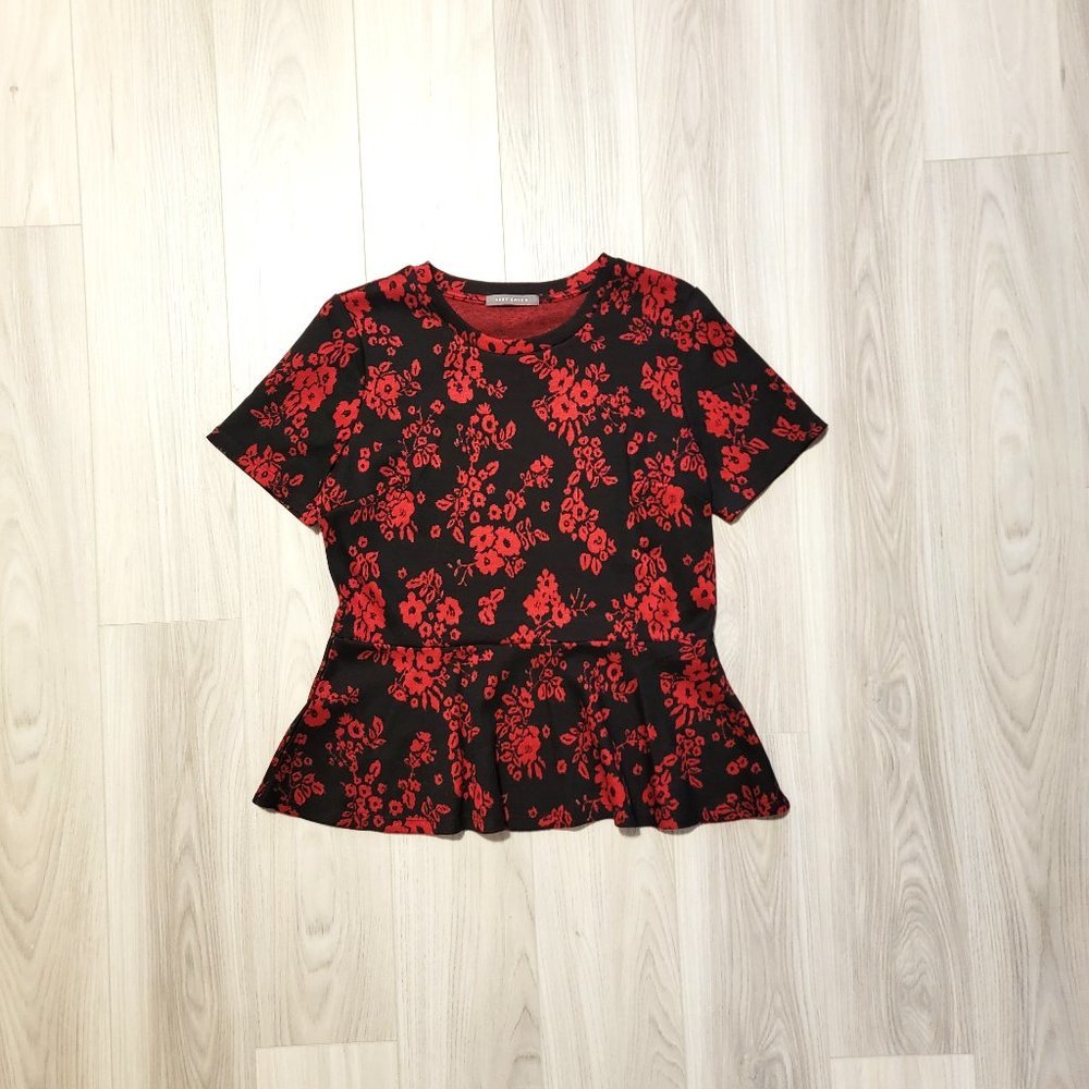 Floral Peplum Shirt
